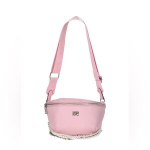 Madison NYC Pink Crossbody Belt Bag